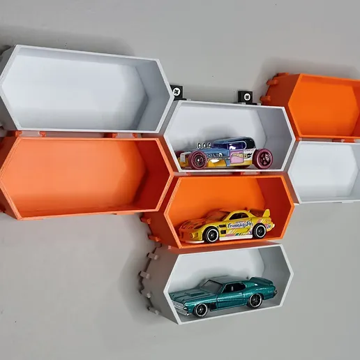 Estante Hexagonal Modular para Hot Wheels y Coleccionables foto 2