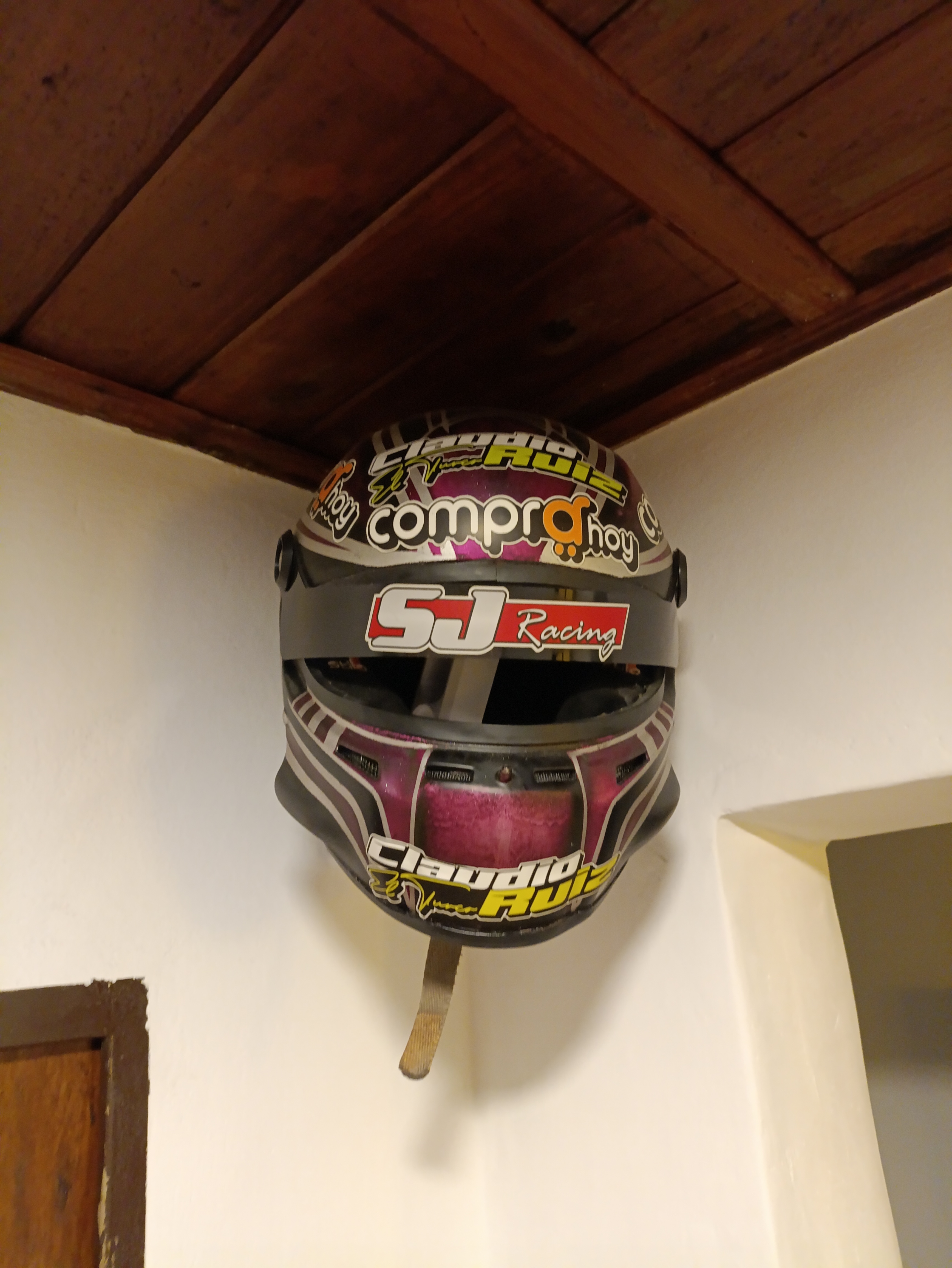 Soporte de Pared para Casco de Moto y Bici